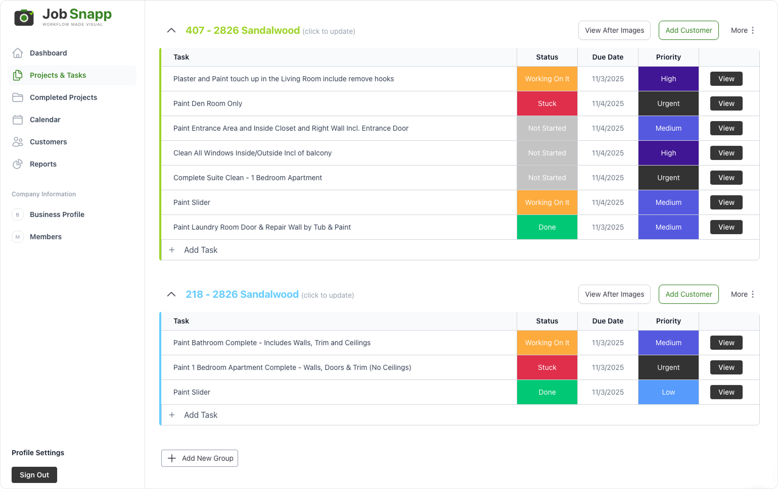 Job Snapp Product screenshot